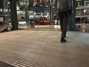 China Single Buffed Rubber Wiper Barrier Matting Carpet Closed Structure anodizing factory