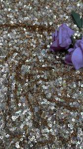 China 50 Inch Brown Color High Quality Sparkling Square Sequin Netting Embroidery Lace Dress Fabric For Evening Dress factory