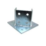 6x6 4x4 Surface Hot Dip Galvanized Steel Post Base For Concrete Aluminium