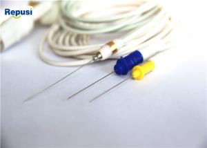 China 5 Pin DIN Connector EMG Cable , Shielded Cable For Concertric Needle Electrode factory