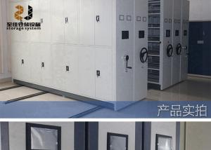 China Grey Mobile Shelving Systems / High Density Filing Cabinet Systems Office factory