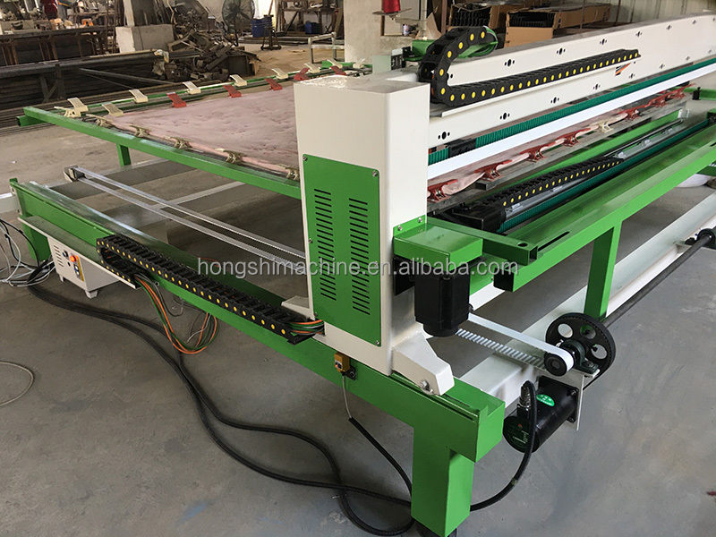 Moving head mattress automatic bed cover making machine home used cotton quilt textile shop use quilting machine