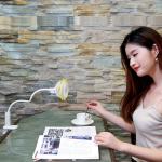 Sunflower clip fan Flexible tube clip rechargeable portable mini fan on clip