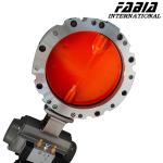aluminum alloy Powder dust Butterfly Valve wafer type Dust-Tight Design for