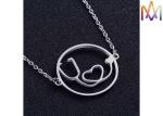 OEM ODM Free Engraving Stethoscope Heart Pendant