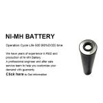 Custom Flashlight Battery Pack 3000mah 3.6v NiMh Rechargeable Battery