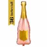 Buy cheap Foil Bottle Balloon Party Decorations , Rose Gold Engagement Party Decorations from wholesalers