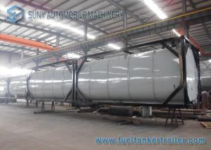 China Horizontal 40 Feet 50000L Heating Bitumen Tanker ISO Tank Containers factory