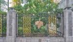 Eco Friendly Wrought Iron Security Fence , Custom Iron Fence Powder Coating