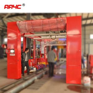 China Touchless Automatic Car Washing Machine Equipment Tunnel 9 Brushes factory
