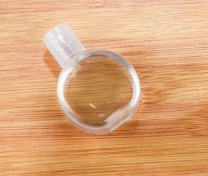China Empty Round Pet 30ml Flip Top Plastic Bottles With Cap Small Size factory