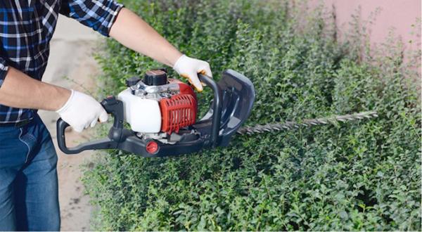 Anti Vibration anti slip Cordless 650w Petro Gasoline Garden Hedge Trimmer Dual