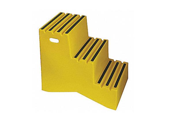 Polyethylene Step Stand Stacking Step Stools 28-3/4" Overall Height Unique