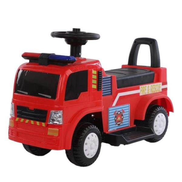 Red White/White/Red 6V Electric Ride On Cars for Kids Simulation Siren Lighting