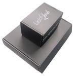 Custom Black Clothing Rigid Cardboard Corrugated Boxes For Packaging