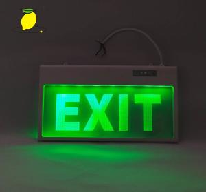 China Reliable Recessed Emergency Exit Light , Ceiling Mounted Exit Sign factory