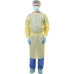 OEM S&J Premium Non woven PP PE Hospital Medical Disposable Isolation Gowns AAMI