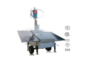 China 600W Maglev Generator Solar Wind Turbine System With 6 to 9 meters Telescopic Mast factory