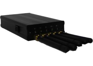 China 2200mhz 30dbm Cell Phone Signal Jammer For Schools With 5 Band , Portable factory
