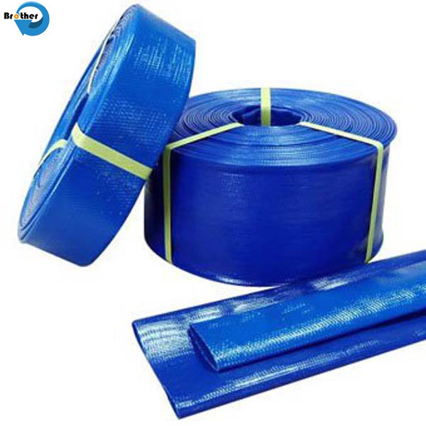 1 to 8 inch Water Discharge PVC Layflat / Lay Flat Hose for Irrigation