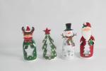 Customized Metal Christmas Decoration Snowman Santa Claus Elk Handicrafts For