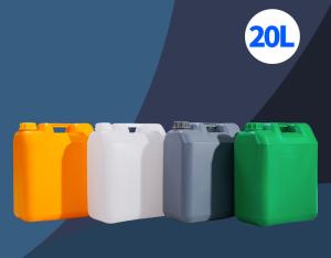 China HDPE 20L Square Plastic Bucket With Handle Large Storage Container factory