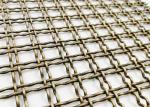Decorative Cabinet Architectural Steel Mesh Antique Brass 5mm Thickness