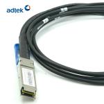 100G DAC Direct Attach Cable QSFP28 / 4SFP Copper Twinax Cable 1M Black