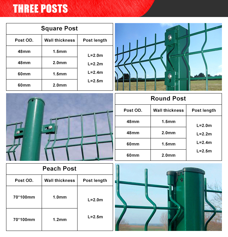 Modern Stylish Iron Fence at for Customized Garden Wire Mesh