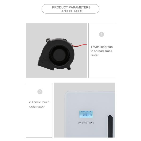 Smart Aroma Diffuser 300ml Large Area Fragrance Oil Auto Timer Function Fragrant Device Aromatizador for Hotel Home APP Control