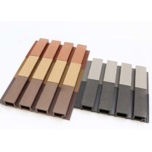 160x24mm Exterior WPC Wall Panel Hollow Wood Plastic Composite Wall Board