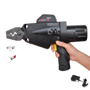 China Electric Battery Powered Wire Terminals Crimper Handheld Automatic Crimping Tool 110V / 220V factory