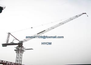 China 40m D4015 Luffing Crane Tower Max capacity 6 tons Free Standing Height 30m factory