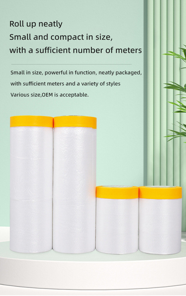 10m-25m Length Furniture Protection Covering Masking Film ODM Customization Offered