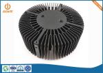 Anodized Black Aluminum Extrusion Processing Extruded Heat Sink Plates