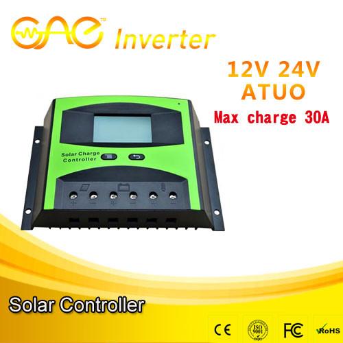 Top one Factory 12v 24v 48v 60v PWM Solar Charger Controller Intelligent Solar
