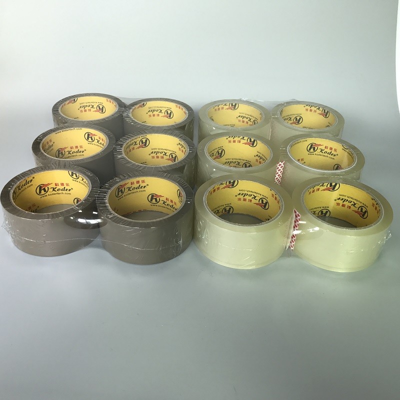 Color And Tranparent Polypropylene Film 36 Micron Packing Adhesive Tape