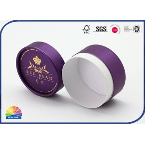 China Essential Oil Violet Reusable Eco Friendly Paper Tube Packaging on sale