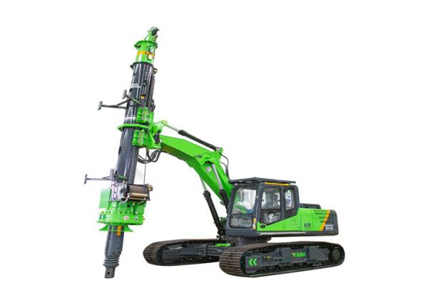 Portable Borehole Excavator Drilling Rig Pile Auger Crawler For Building