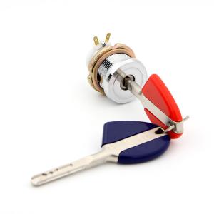 China Power Round Safe Cam Lock Anti Theft With Two Brass Keys Plastic Handle factory