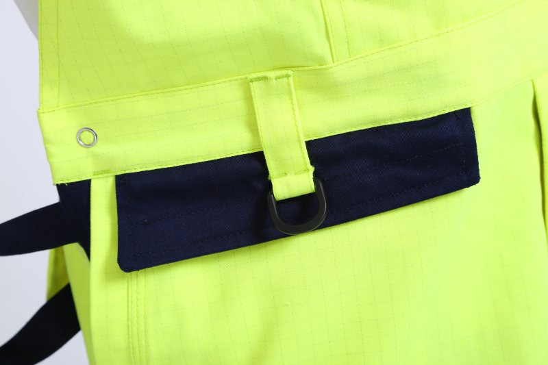 290gsm Arc Proof Clothing , Tomax Fire Resistant Bib Overalls