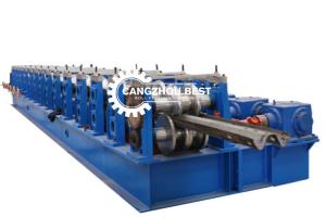China PPGI 483mm 2.5mm Highway Guardrail Making Machine factory