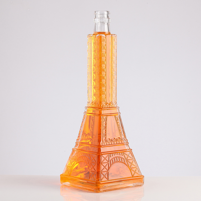 Transparent Gift Vodka Bottle 50ml with Customized Logo Acceptable Cork Sealing Type