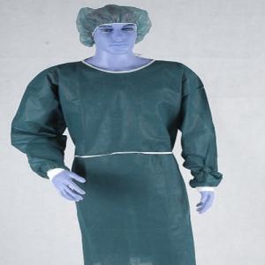 China SMMS Disposable Isolation Gown 40g/M2 for Patient factory