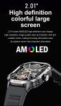 2.1inch Amoled Smart Watch HK24 Men Sports AI Voice Assistant Health Monitoring