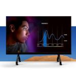 P1.25 108 Inch Floor Standing Smart LED Poster Display With Die-casting Aluminum