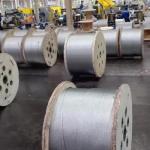 304/316 Multi Strand Steel Wire Rope for Conveyor Belt Tolerance ±1% 4x19W-WSC