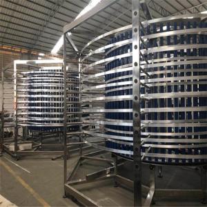 China Bread Baking Toast Baguette Spiral Cooling Tower for Bakery Food Machines factory