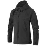 Outdoor Autumn Mens Mountain Jacket , Multi Pocket Fleece Jacket With Hood