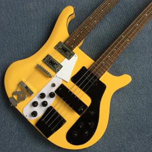 China New style high-quality customized Double Neck &amp; body electric guitar with rosewood fingerboard factory